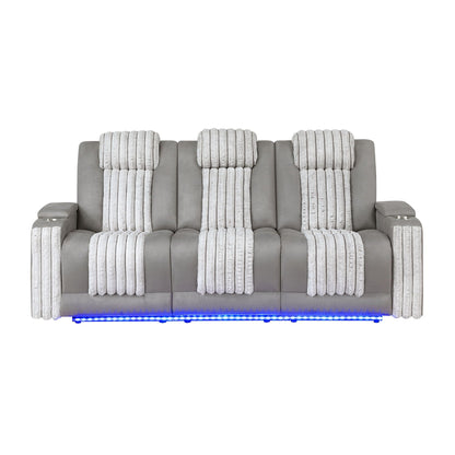 Duran Power Reclining Sofa and Drop Down Table