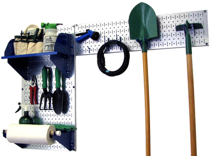 Wall Mount Pegboard Garden Tool Storage Kit