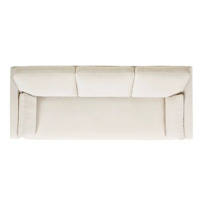Knox Modern Farmhouse Sofa, cream fabric, stationary sofa from Unique Piece Furniture on Tampa Home & Garden Store