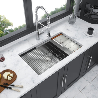 30 Inch Undermount and Ledge Stainless Steel Sink
