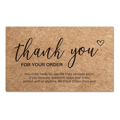 English Holiday Thank You Card for Do It Yourself
