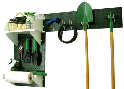 Wall Mount Pegboard Garden Tool Storage Kit