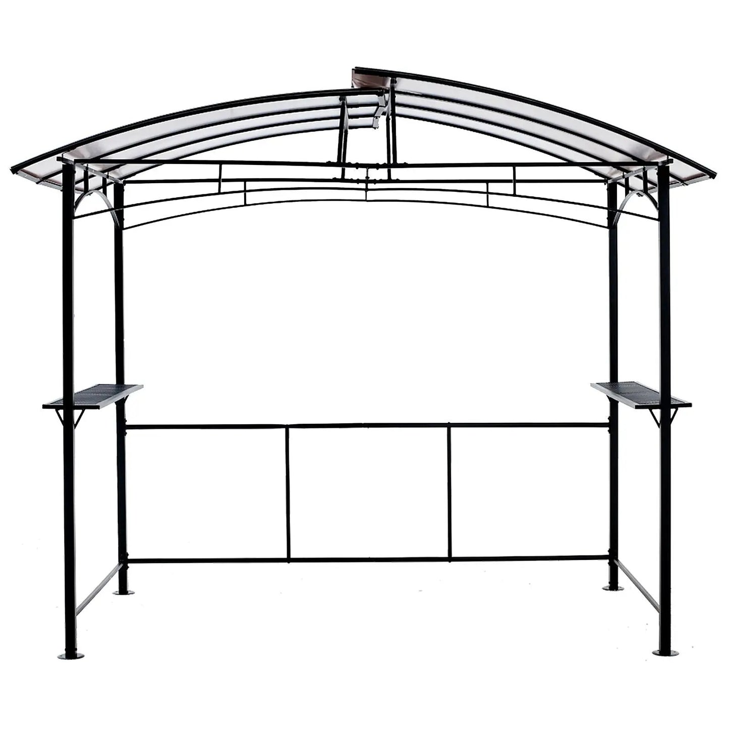 Grill Gazebo 8x5ft Canopy Bbq Shelter Black