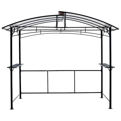Grill Gazebo 8x5ft Canopy Bbq Shelter Black