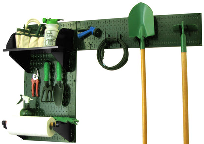 Wall Mount Pegboard Garden Tool Storage Kit