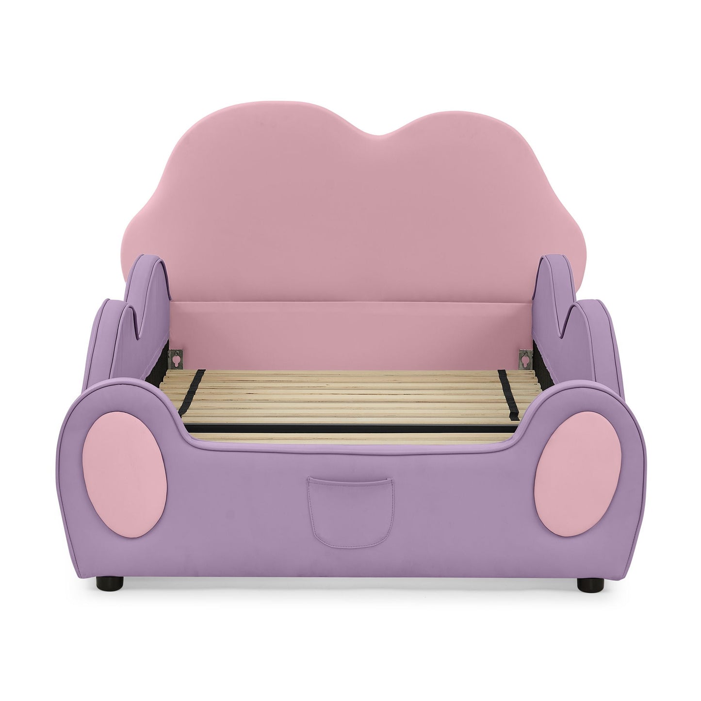 Cloud Shape Bed With Guardrails and Kid Storage