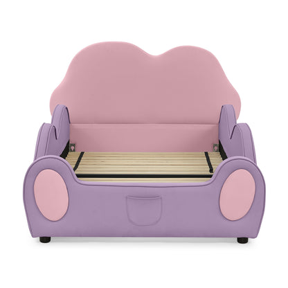 Cloud Shape Bed With Guardrails and Kid Storage