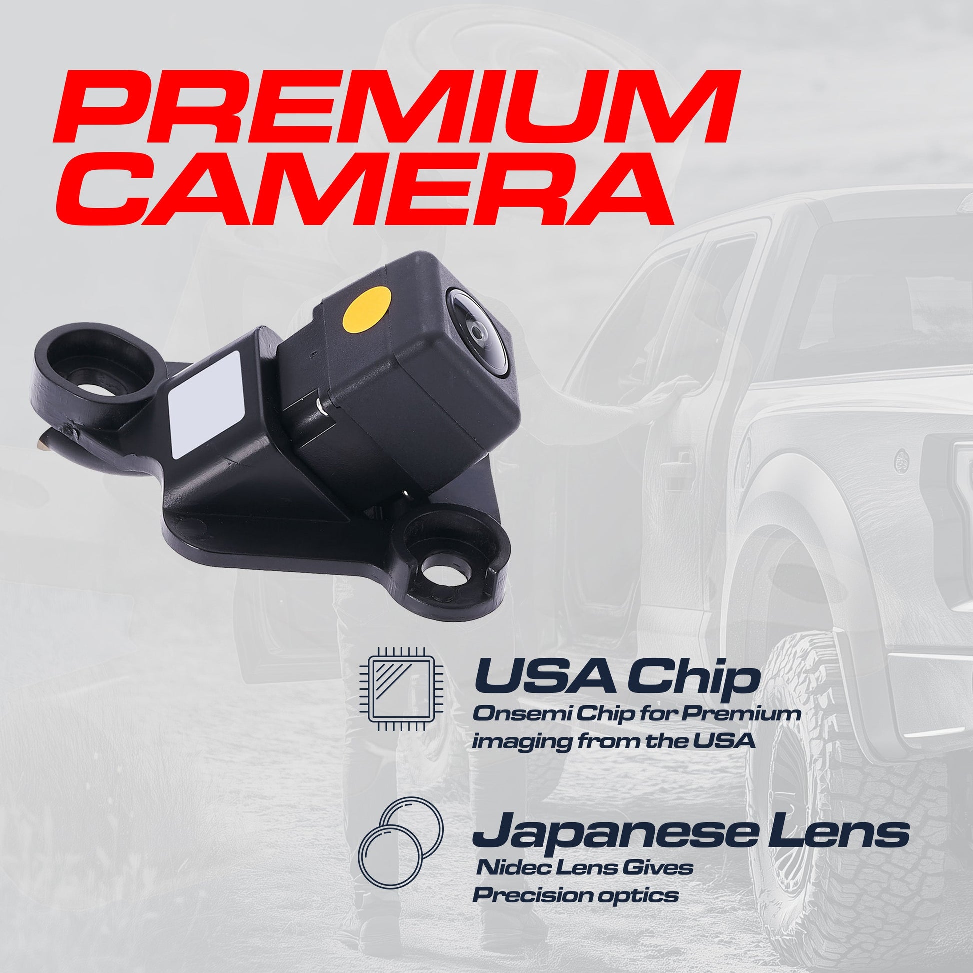 Toyota Tundra OEM Replacement Backup Camera black plastic housing Master Tailgaters on Tampa Home & Garden Store