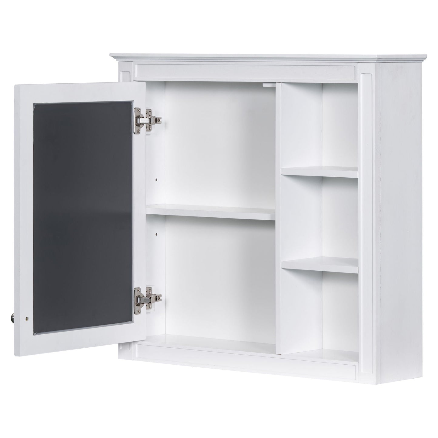 Bathroom vanity with medicine cabinet by HouseOfZazla, white finish with 2 doors and 4 drawers on Tampa Home & Garden Store