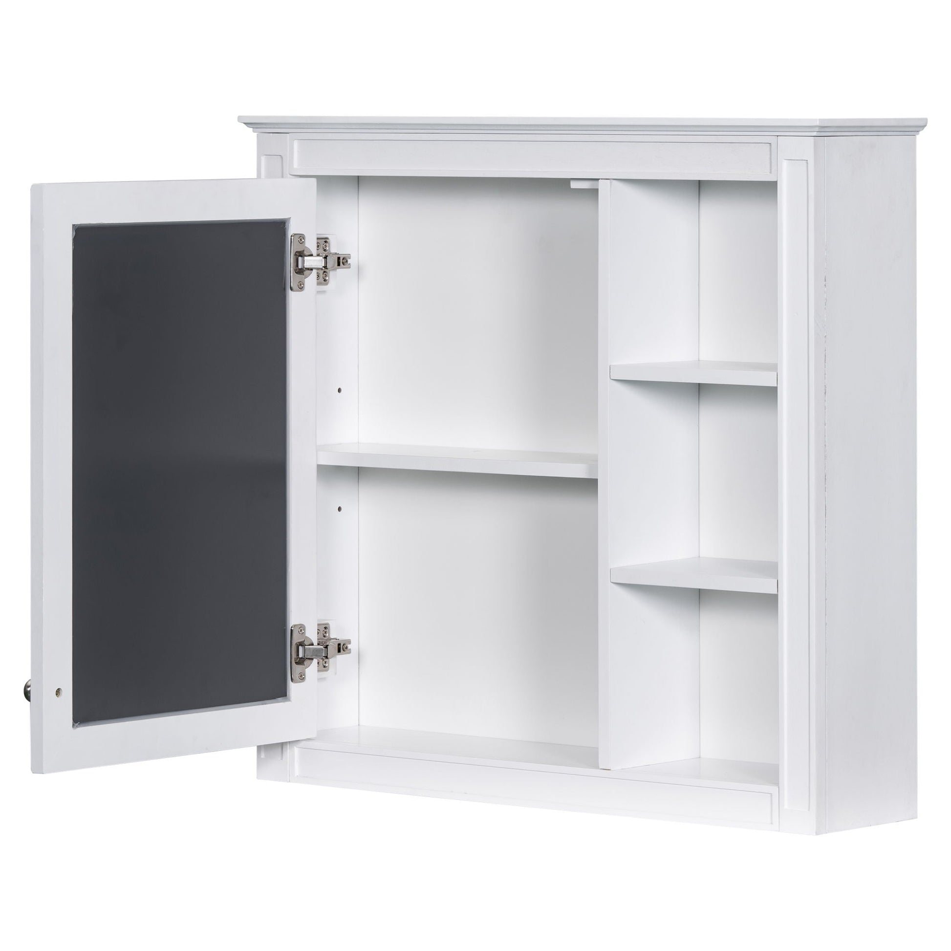 Bathroom vanity with medicine cabinet by HouseOfZazla, white finish with 2 doors and 4 drawers on Tampa Home & Garden Store