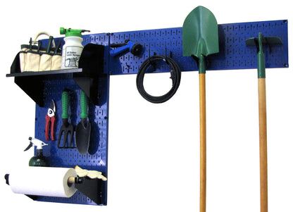 Wall Mount Pegboard Garden Tool Storage Kit