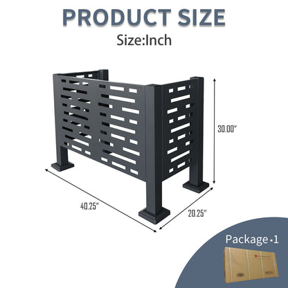 Air Conditioner Privacy Fence Cover and 3 Panels