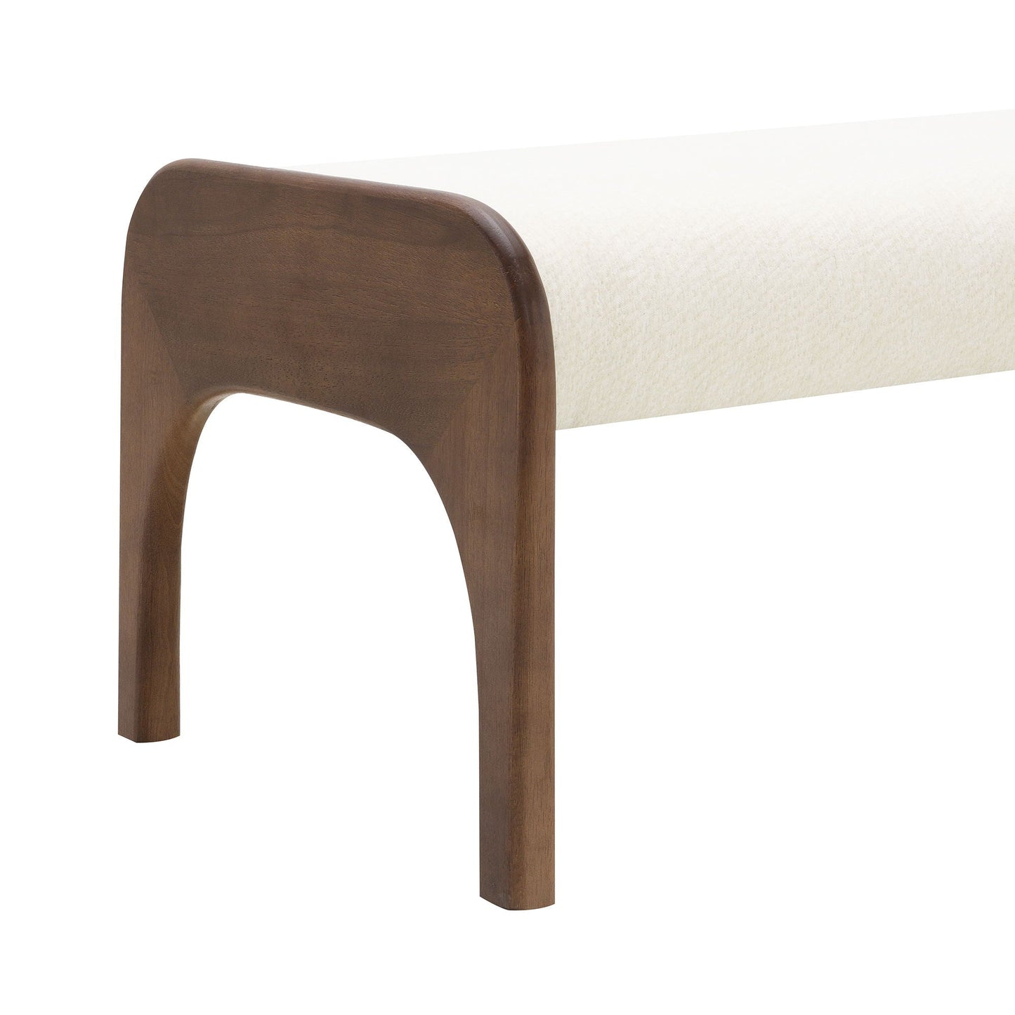 Modern Upholstered Bench for Kitchen Seating