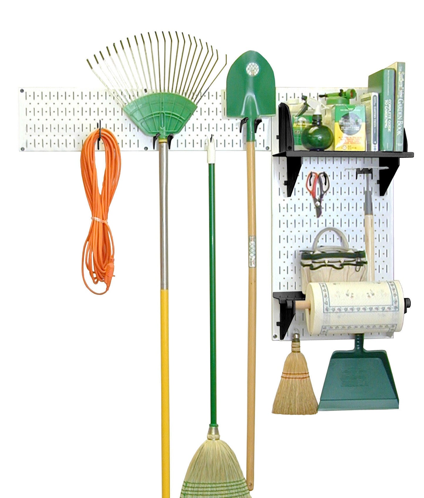 Wall Mount Pegboard Garden Tool Storage Kit