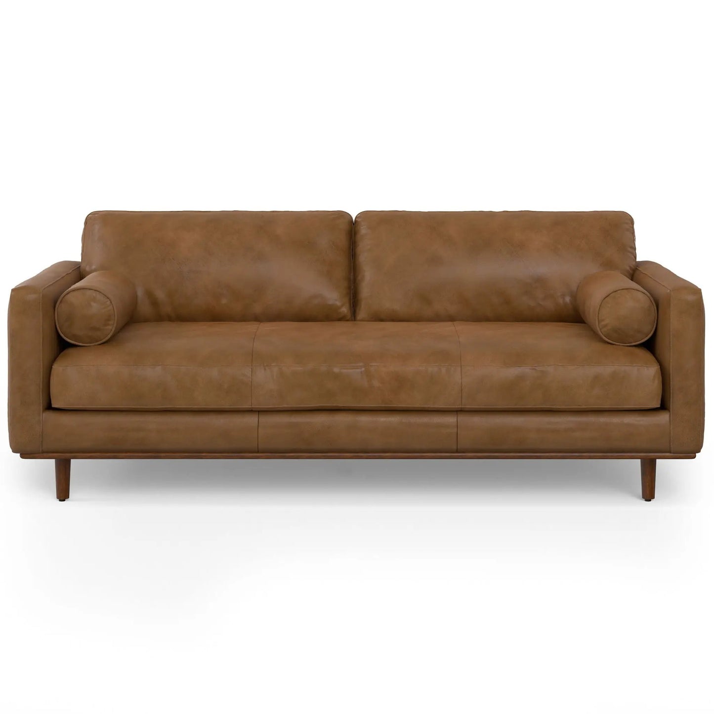Morrison - Sofa And Ottoman Set tan brown leather by Unique Piece Furniture on Tampa Home & Garden Store