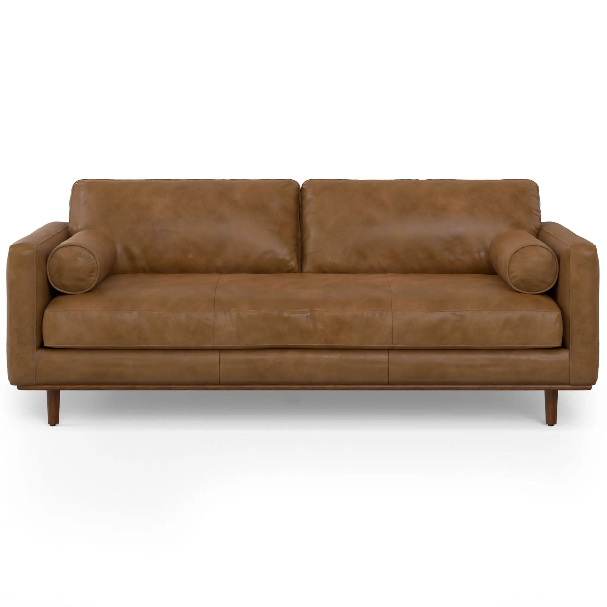 Morrison - Sofa And Ottoman Set tan brown leather by Unique Piece Furniture on Tampa Home & Garden Store