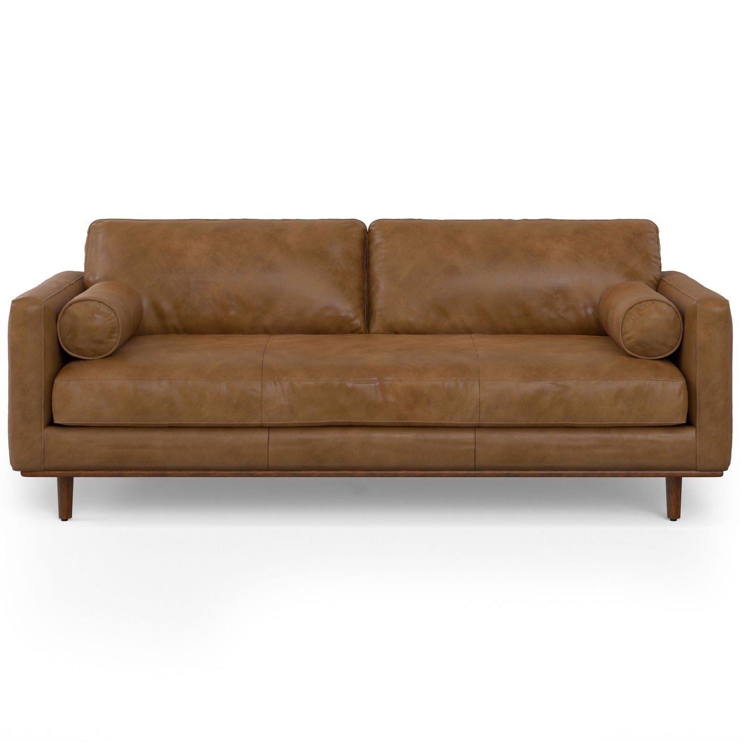 Morrison Brazilian Leather Sofa and Ottoman Set