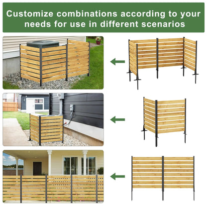 Outdoor Privacy Screen for Pool and Equipment