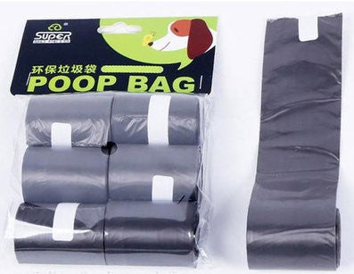 Pet Zen gray poop bag roll pack for travel with decomposable bags on Tampa Home & Garden Store
