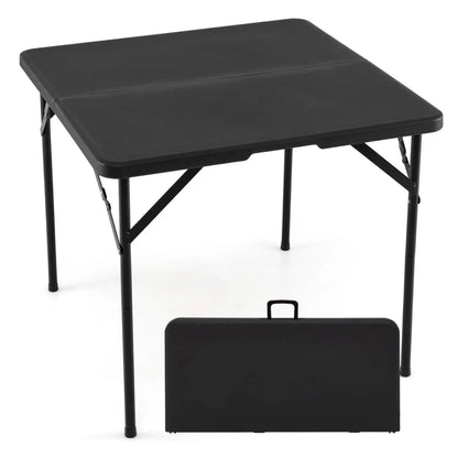 34 Inch Square Folding Card Table With Handle