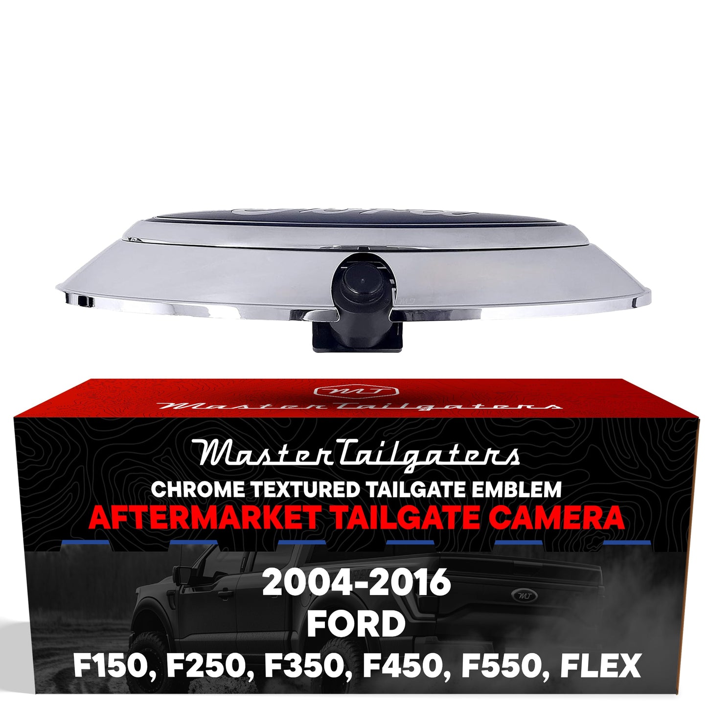 Tailgate handle with backup camera for Ford Flex 2009-2012, chrome textured, Master Tailgaters on Tampa Home & Garden Store