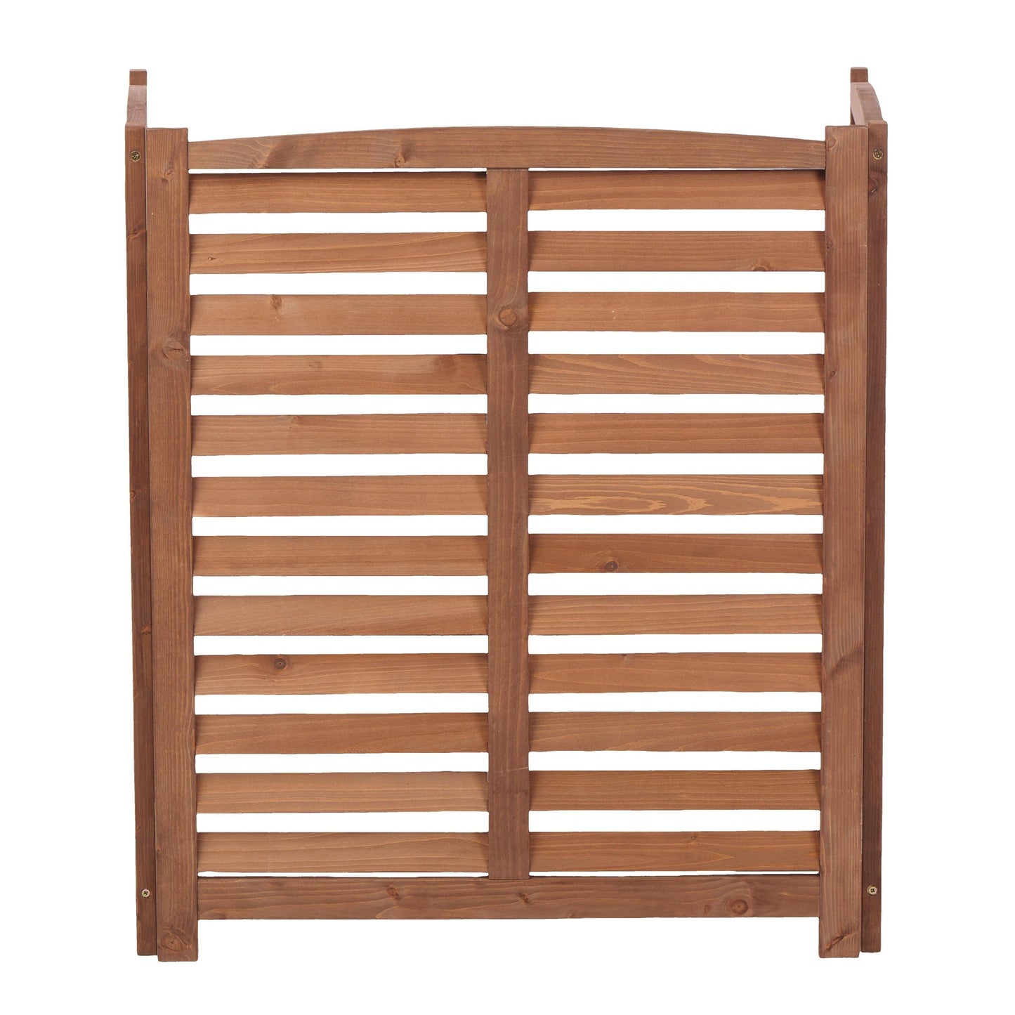 Solid Wood and Air Conditioner Privacy Fence