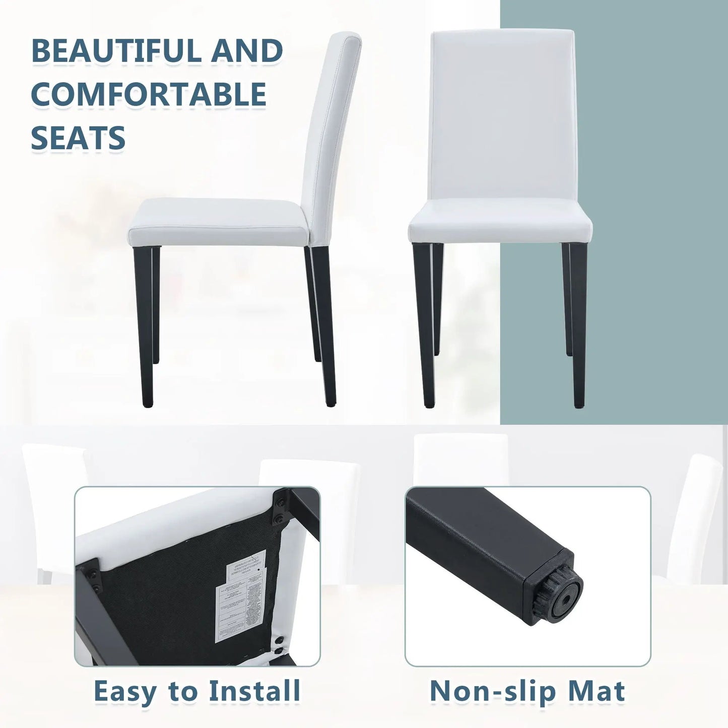 Versatile Dining Chairs with Comfortable Design