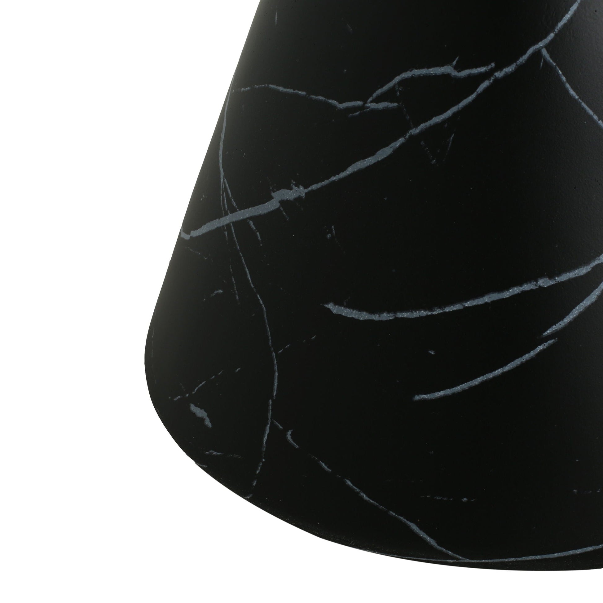 Outdoor Lightweight Concrete Side Table black with white veining on Tampa Home & Garden Store