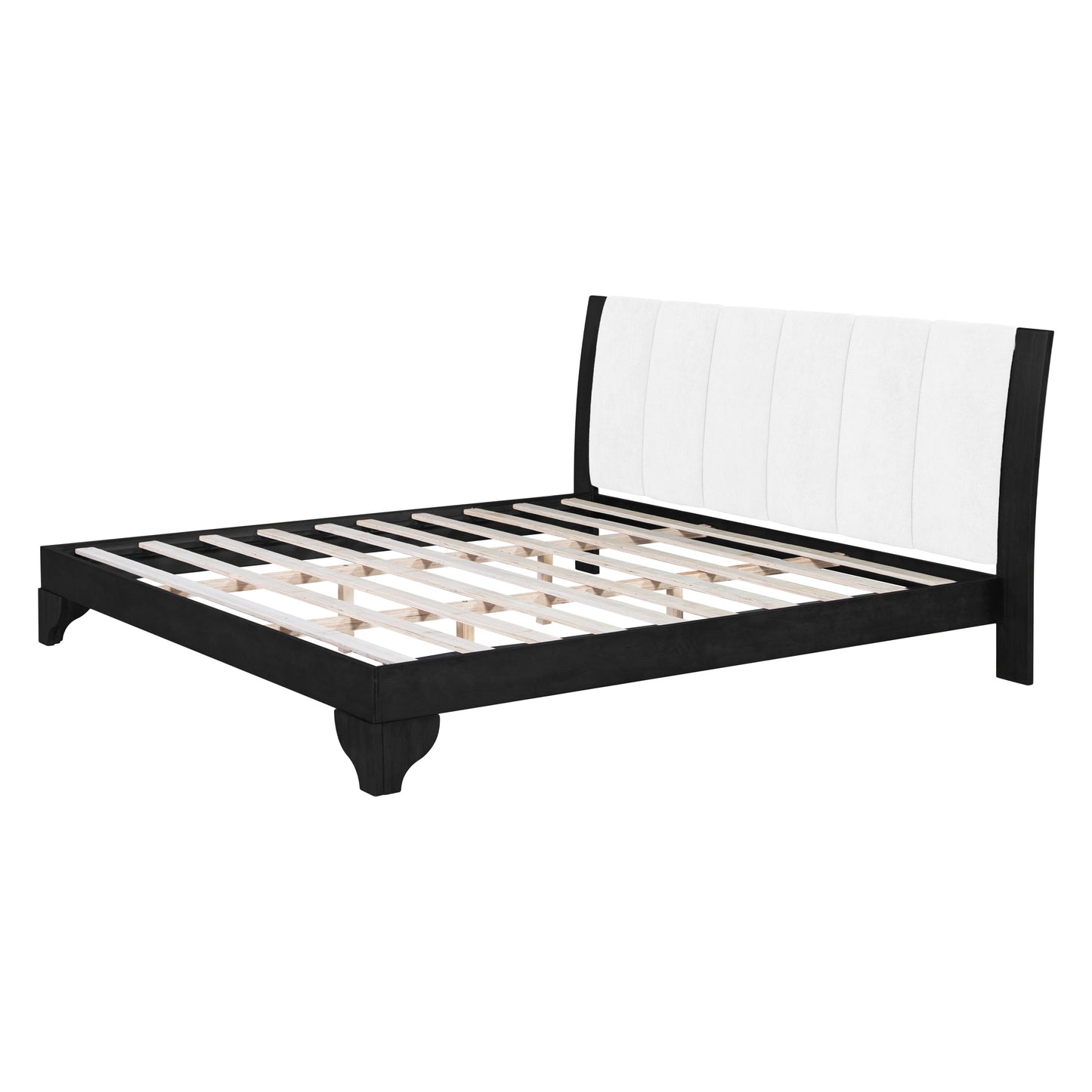 King Size Bed Frame in Black and White Color