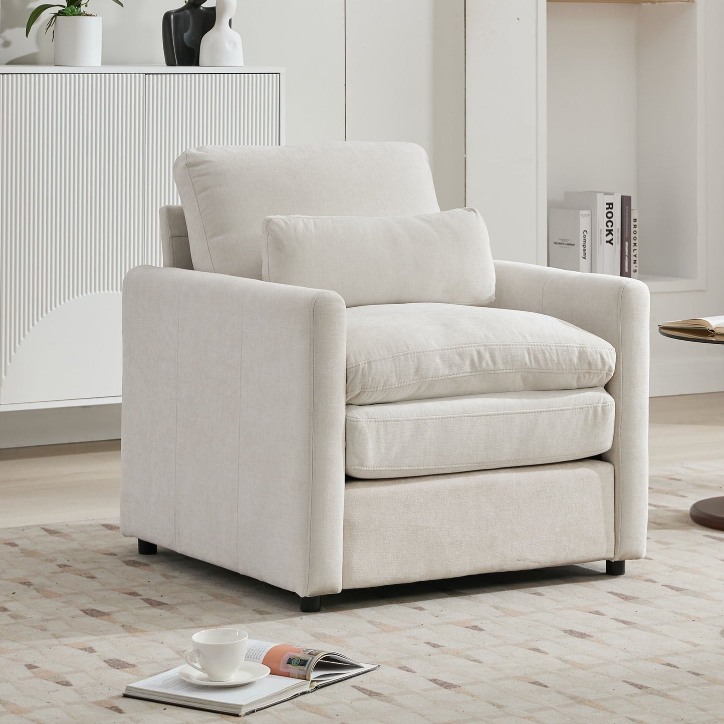 Cozy Upholstered Sofa Chair And Living Room Set