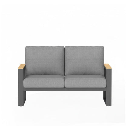 All Weather Outdoor Loveseat and Thick Cushions