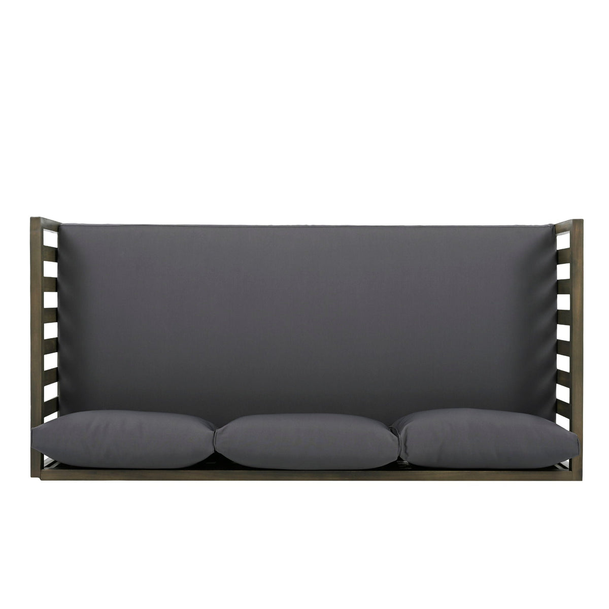 Claremont 3 Seater Daybed teak acacia wood frame with water resistant cushions HouseOfZazla on Tampa Home & Garden Store