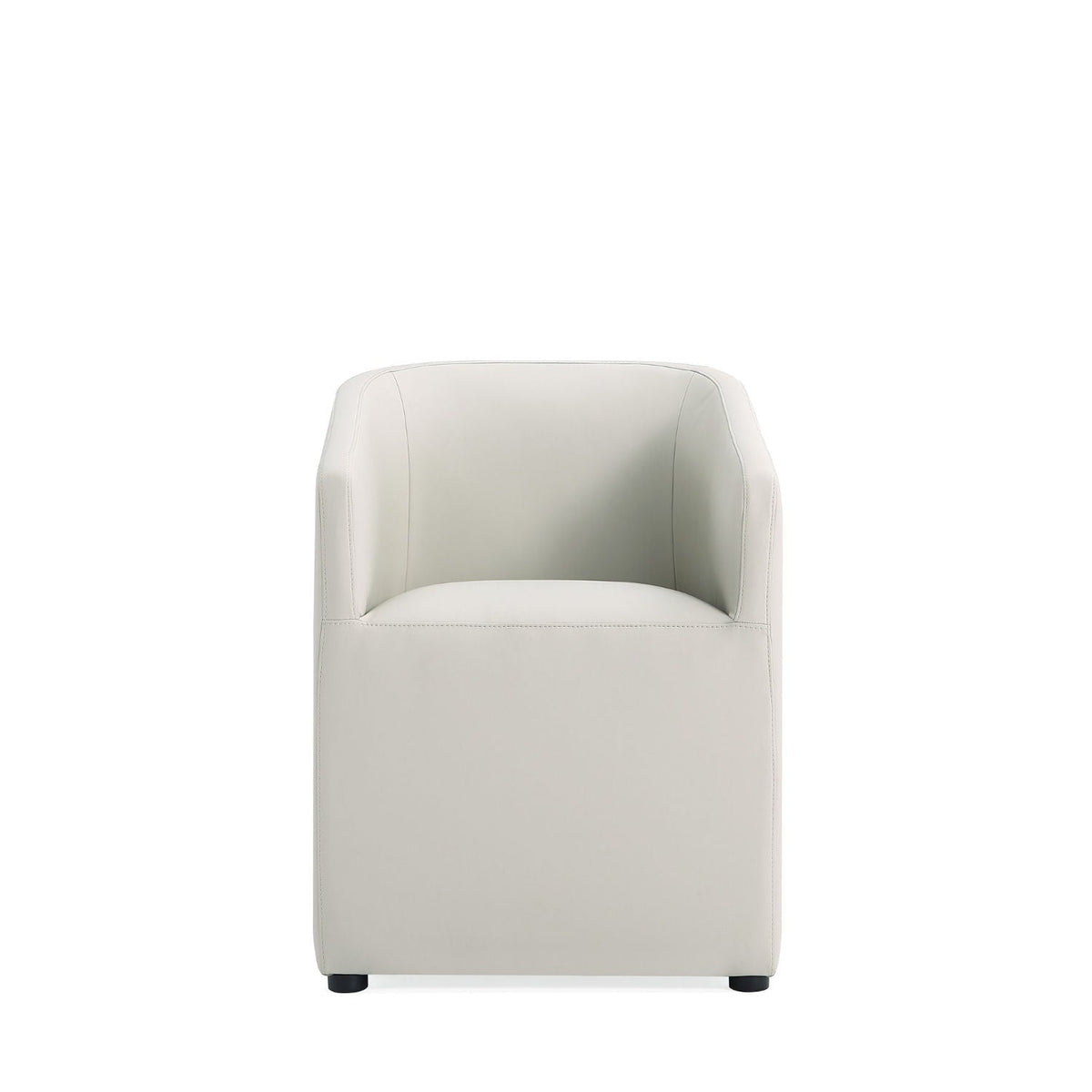 Anna and Modern Round Vegan Dining Armchair