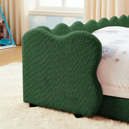 Toddler Dinosaur Bed and Safety Guardrail