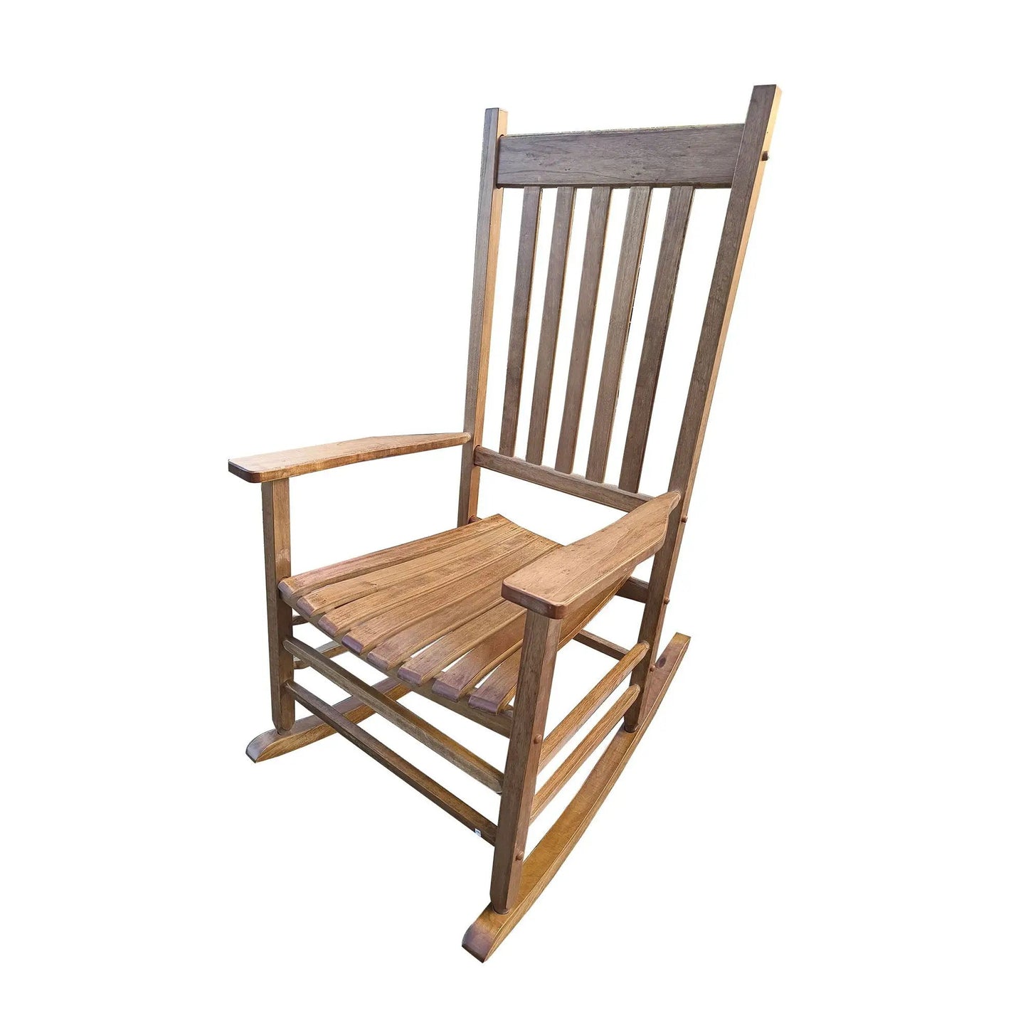 Balcony Porch Rocking Wood Chair for Adults