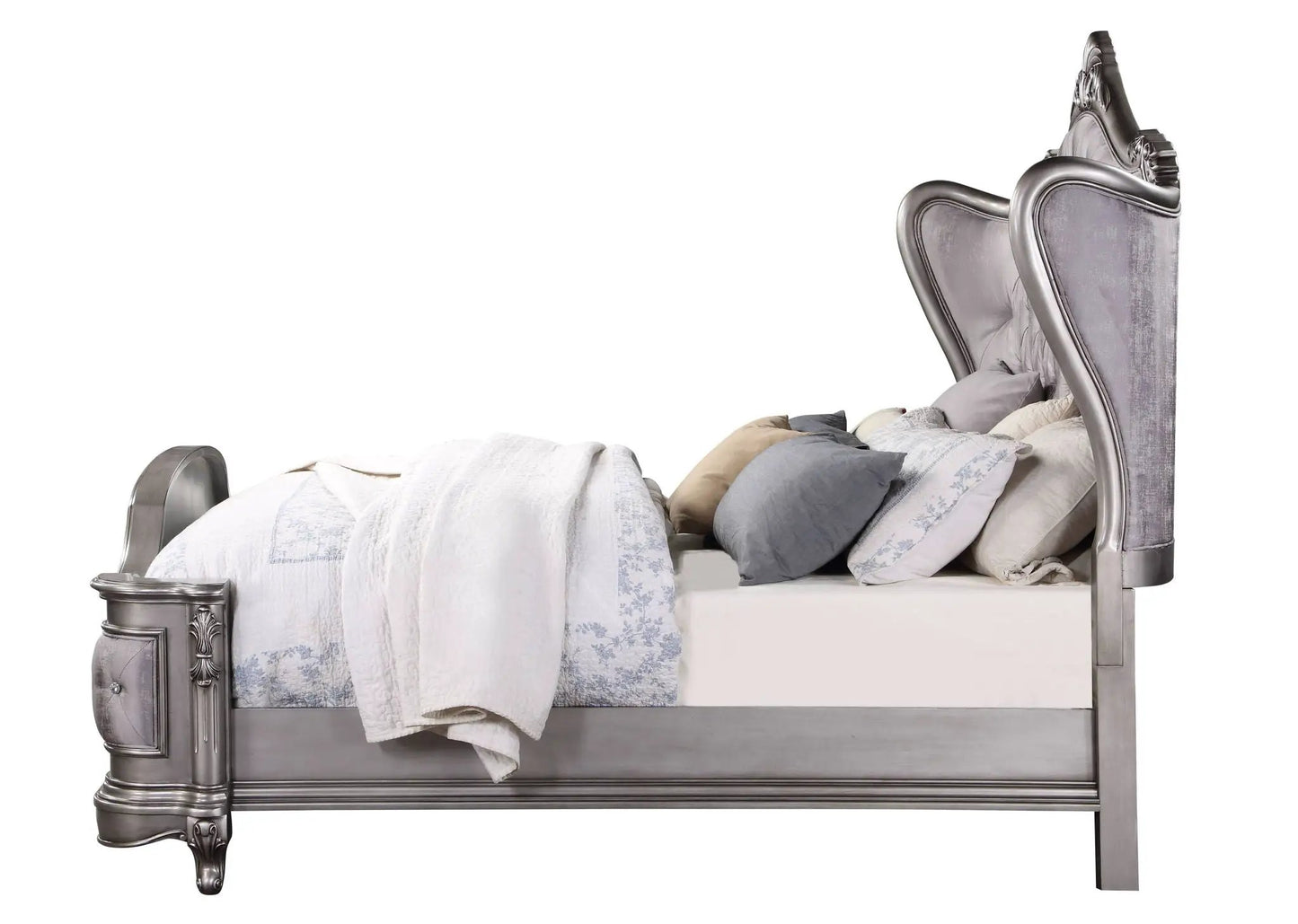 Ariadne Upholstered Bed with Tufted Headboard