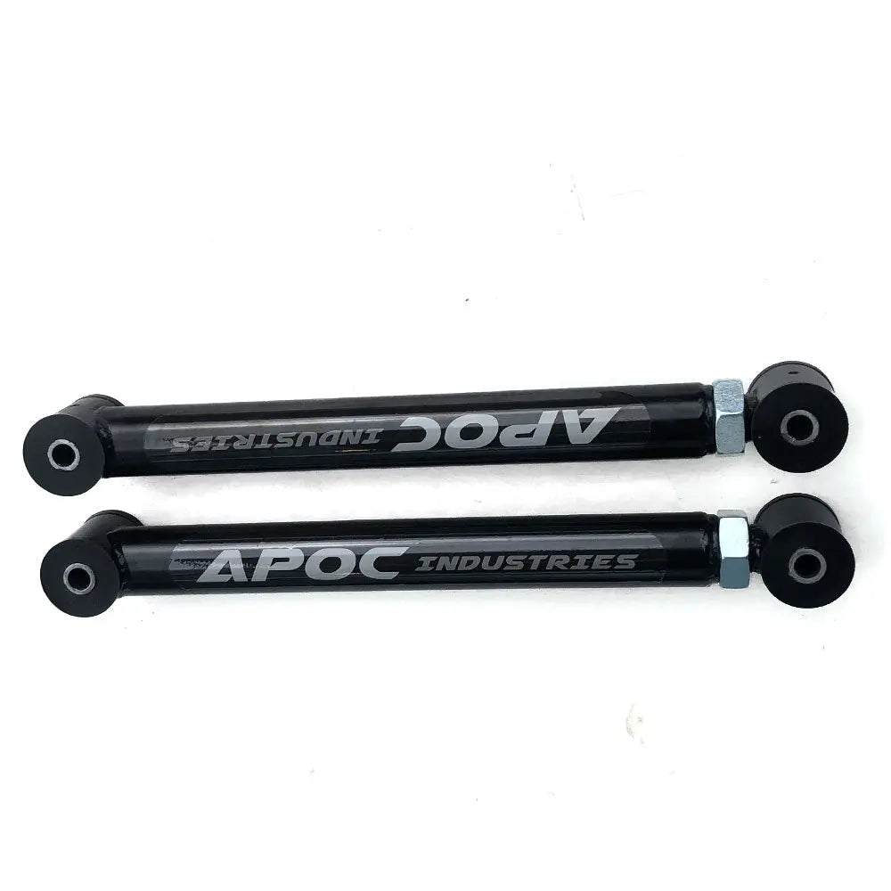 Front lower adjustable control arms by APOC Industries for 1994-1999 Dodge Ram 4WD, black steel on Tampa Home & Garden Store