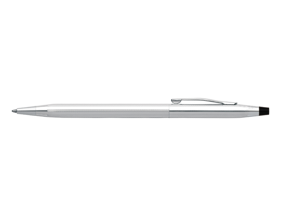 A.T. Cross Classic Century Lustrous Chrome Ballpoint Pen, silver chrome finish with clip on Tampa Home & Garden Store