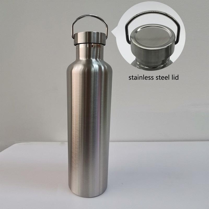Stevvex stainless steel water bottle double-wall vacuum insulated leak-proof sport bottle on Tampa Home & Garden Store