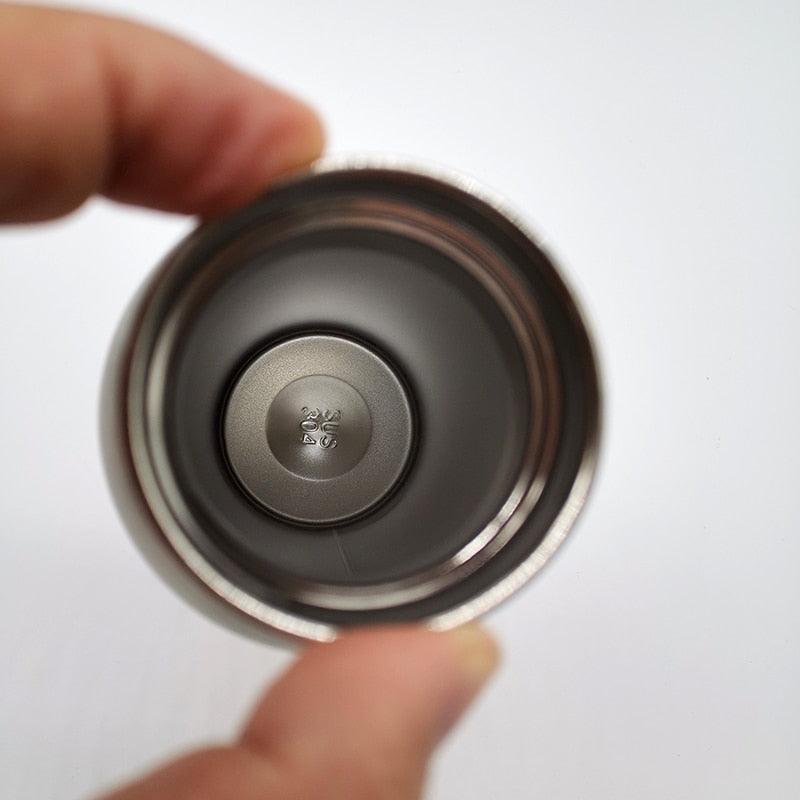 Stevvex stainless steel thermos bottle interior showing SUS304 bottom stamp on Tampa Home & Garden Store