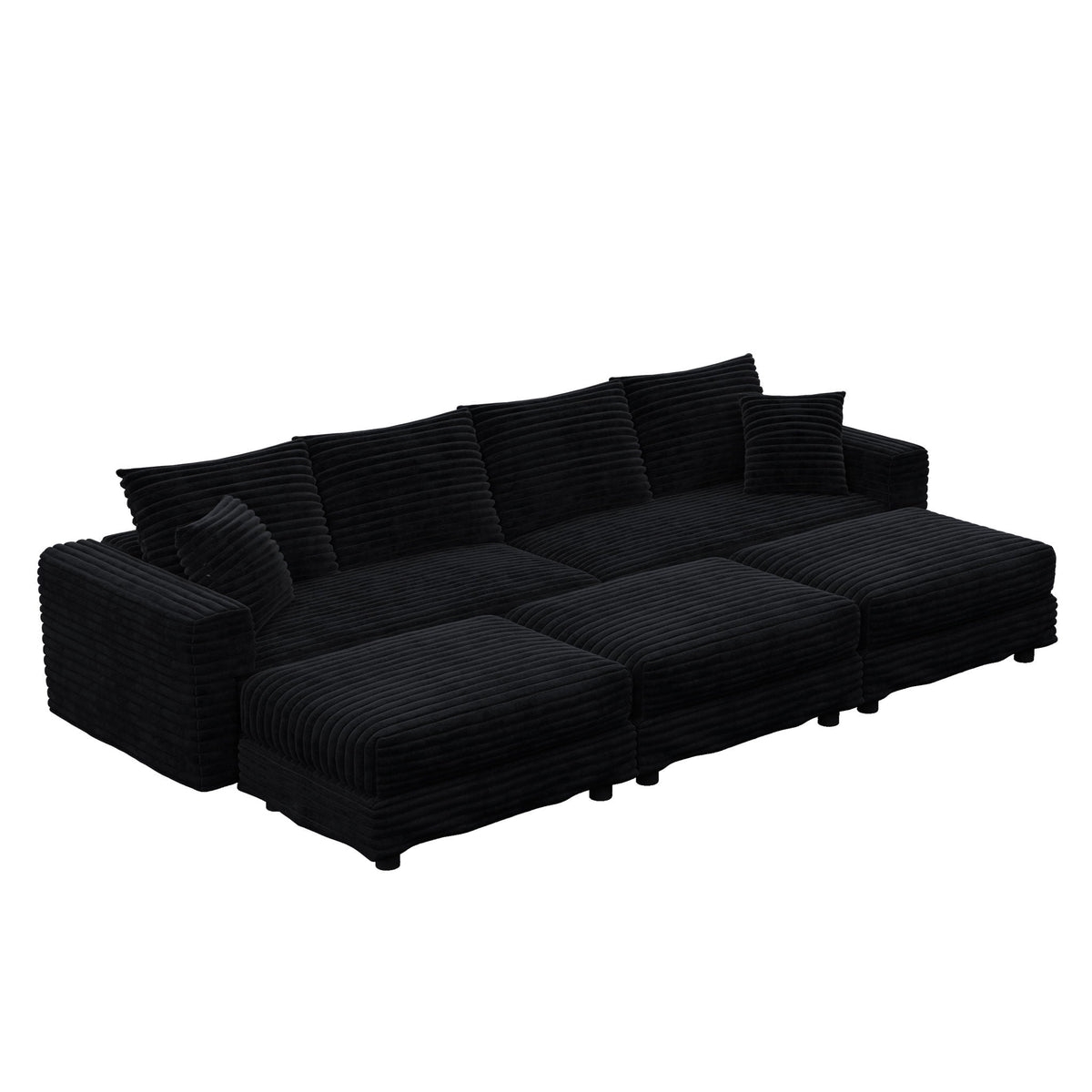 Modern Deep Seat Upholstered Sofa and Couch