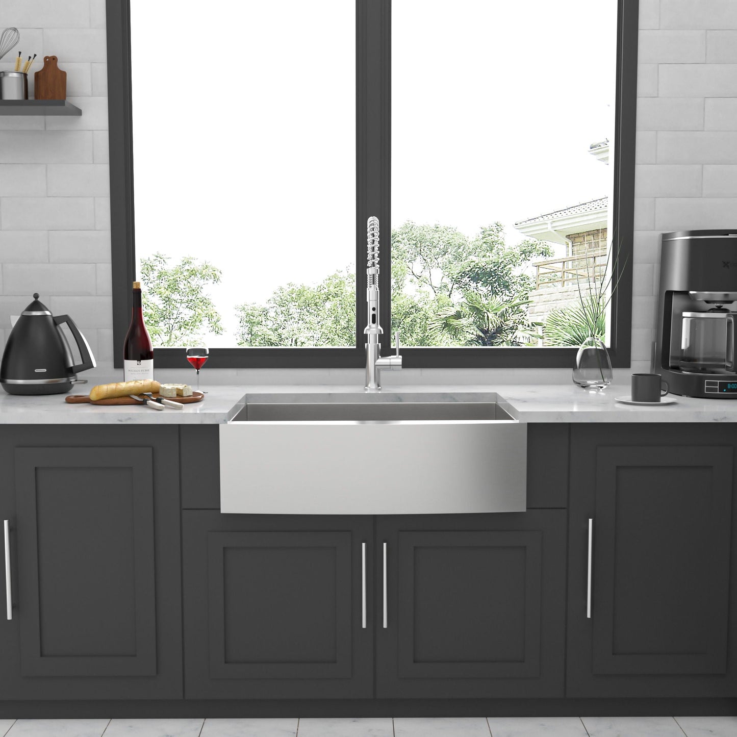 16 Gauge Stainless Steel Apron Front Kitchen Sink