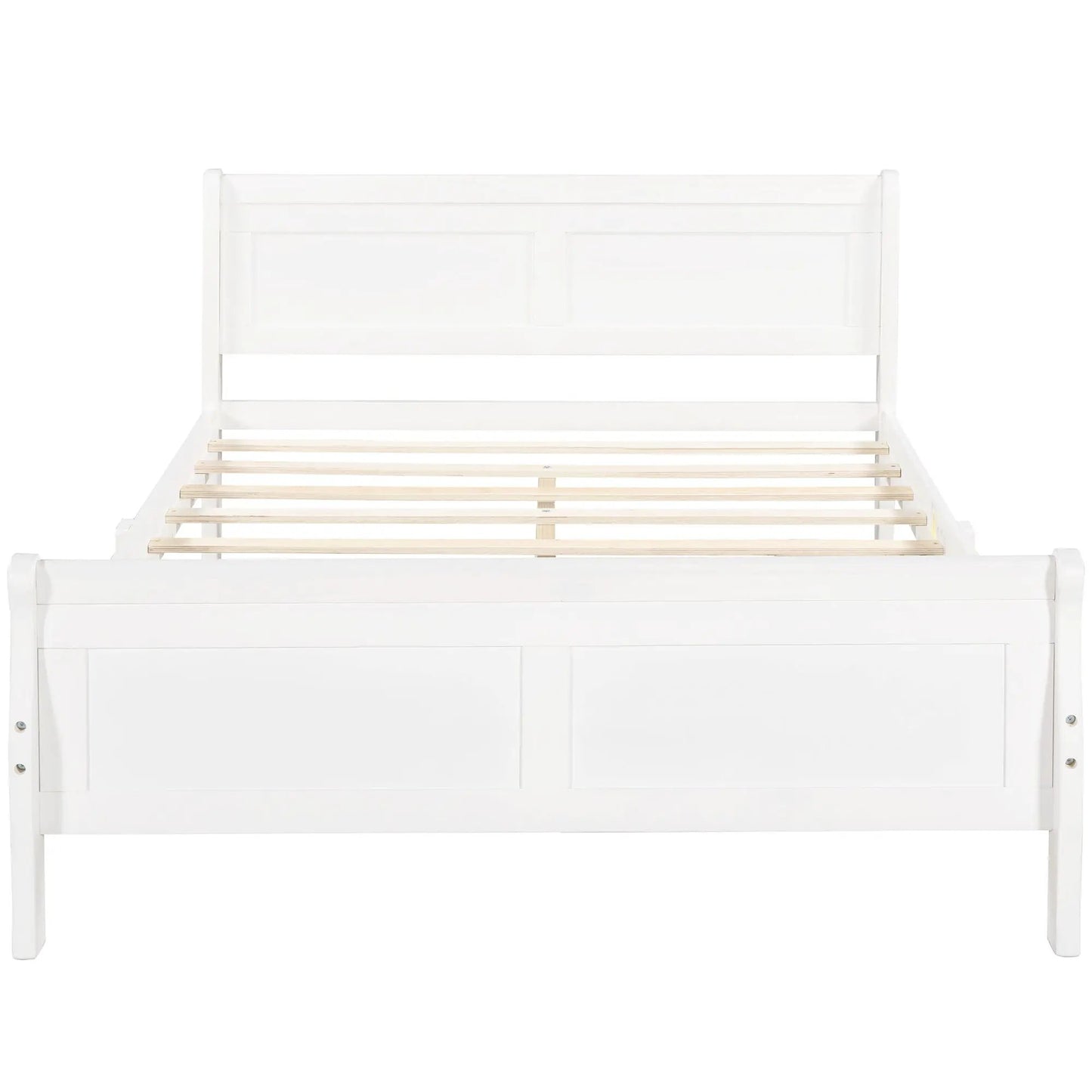 Platform bed frame with headboard and footboard and slat support Unique Piece Furniture on Tampa Home & Garden Store