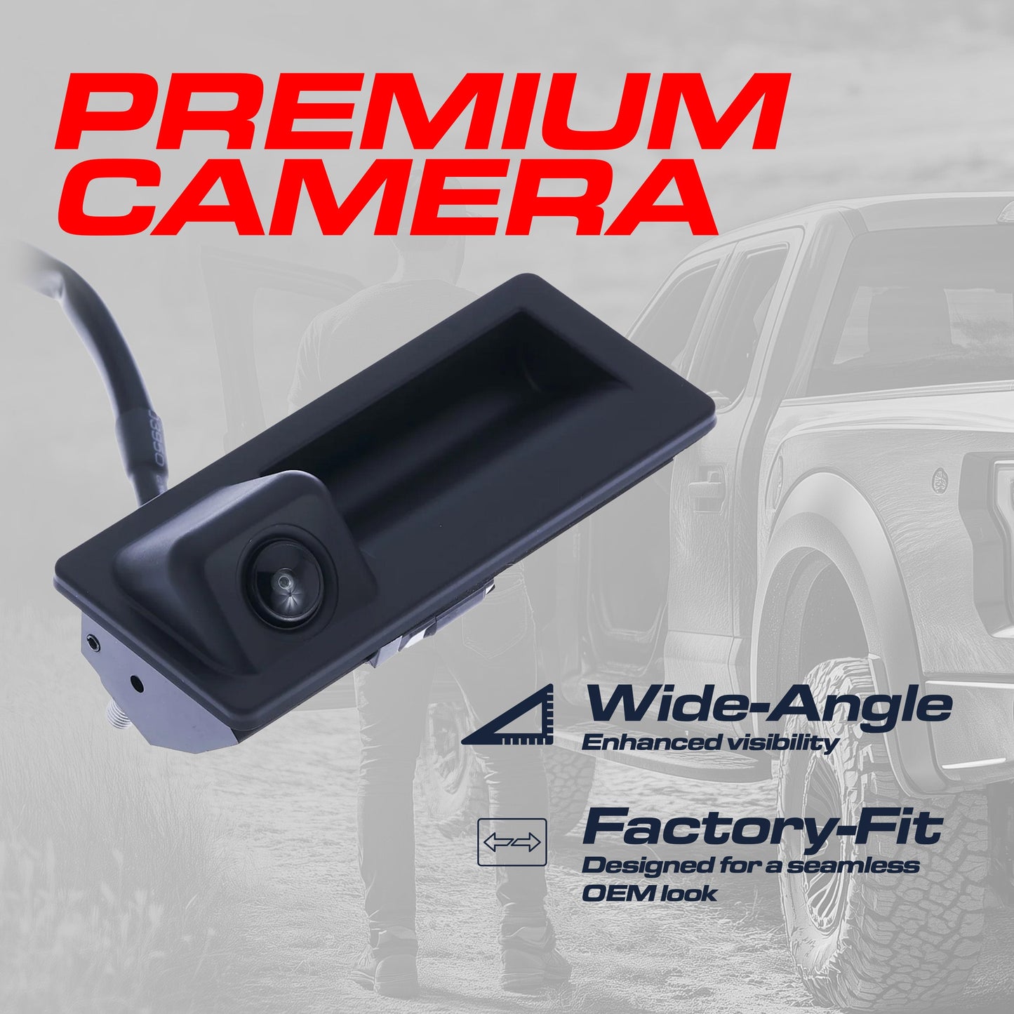 VW Passat OEM backup camera by Master Tailgaters with release switch for 2016-2019 on Tampa Home & Garden Store
