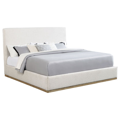 Talbot Eastern King Bed With a Cream Headboard