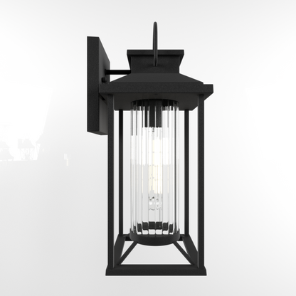 Textured Metal Porch and Rustproof Outdoor Lights