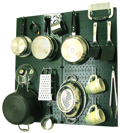 Kitchen Pegboard Storage Rack for Pots and Pans