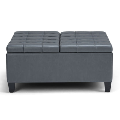 Harrison Upholstered Coffee Table Storage Ottoman