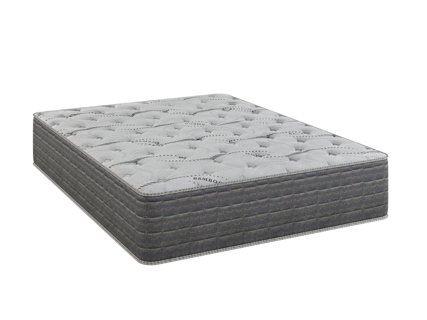 Dream Flex 13.5in two-sided plush hybrid mattress HouseOfZazla bamboo fabric top on Tampa Home & Garden Store
