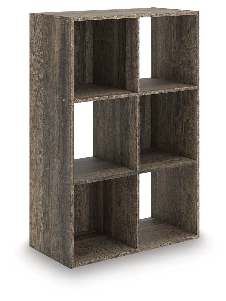 Shallifer cube organizer dark wood finish, 6 cubbies by Unique Piece Furniture on Tampa Home & Garden Store